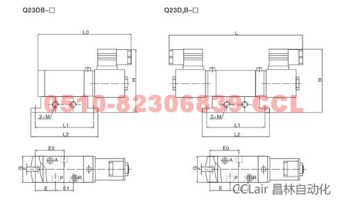 Q23DB-10   Q23DB2-10    Q23DB-12    Q23DB2-12             滑板式电磁阀  
